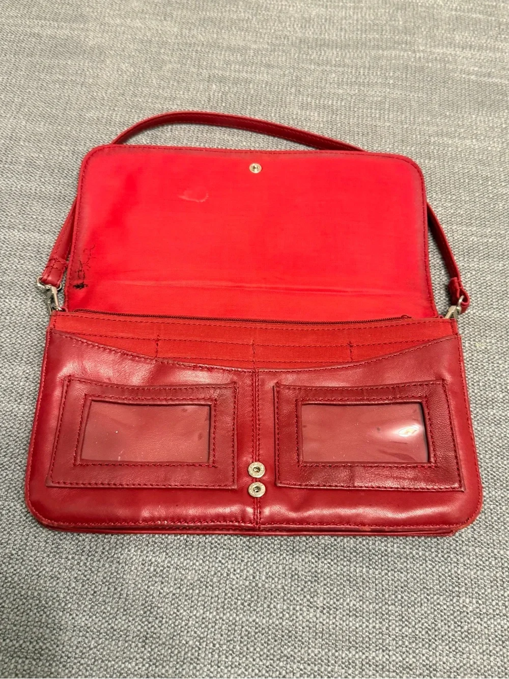 Vintage Wilsons Leather Burgundy Genuine Leather Shoulder Bag